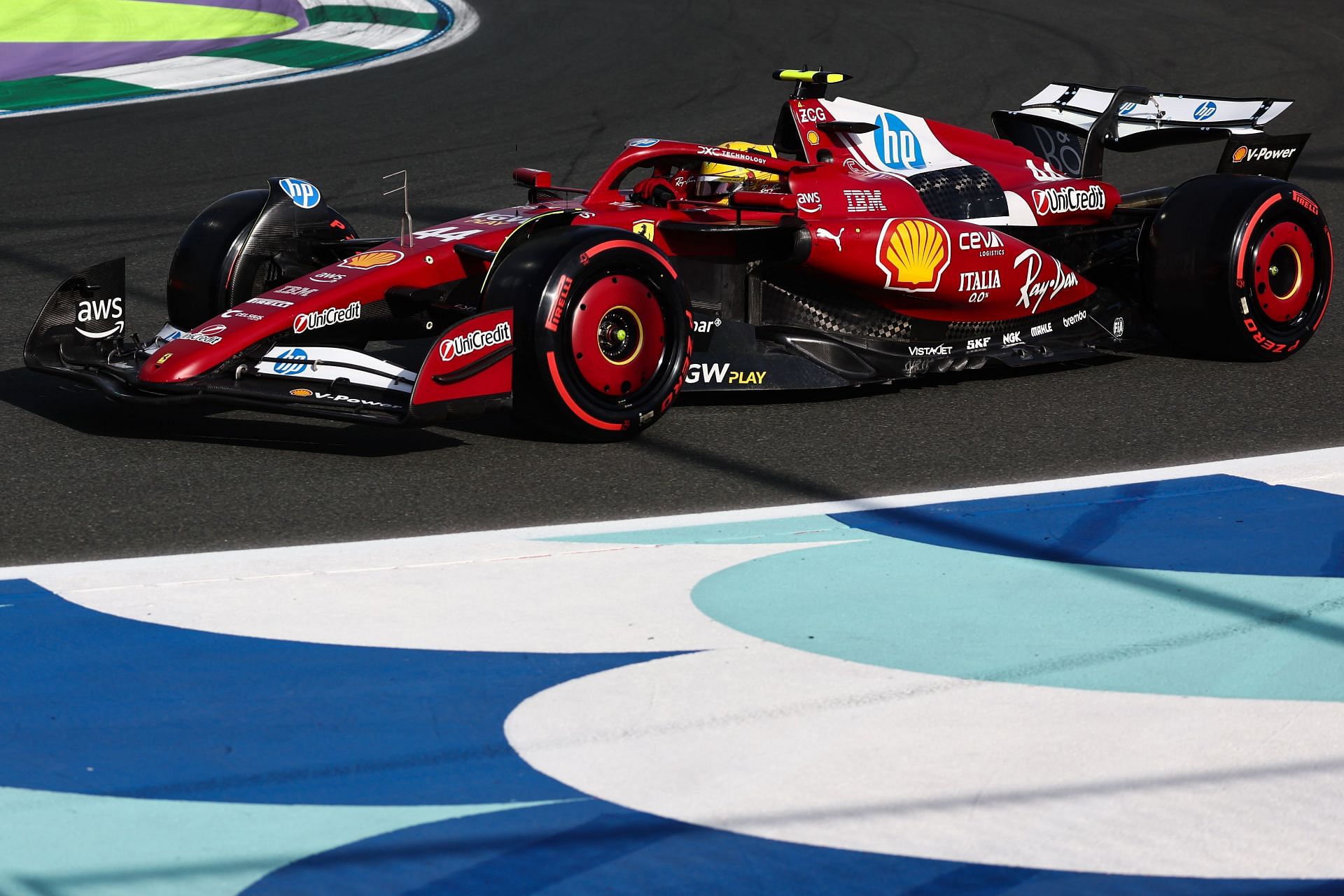 Lewis Hamilton during FP3 - F1 Saudi Arabian Grand Prix 2025 - Source: Getty